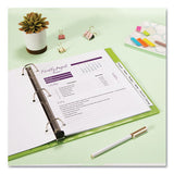 Avery® Insertable Big Tab Plastic Dividers, 8-tab, 11 X 8.5, Clear, 1 Set freeshipping - TVN Wholesale 