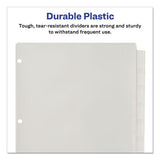 Avery® Insertable Big Tab Plastic Dividers, 8-tab, 11 X 8.5, Clear, 1 Set freeshipping - TVN Wholesale 