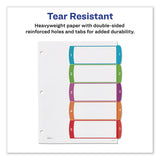 Avery® Customizable Toc Ready Index Multicolor Dividers, 1-5, Letter freeshipping - TVN Wholesale 