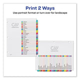 Avery® Customizable Toc Ready Index Multicolor Dividers, A-z, Letter freeshipping - TVN Wholesale 
