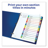 Avery® Customizable Toc Ready Index Multicolor Dividers, 1-15, Letter freeshipping - TVN Wholesale 