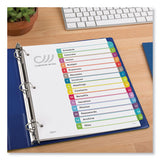 Avery® Customizable Toc Ready Index Multicolor Dividers, 1-15, Letter freeshipping - TVN Wholesale 