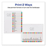 Avery® Customizable Toc Ready Index Multicolor Dividers, 1-31, Letter freeshipping - TVN Wholesale 