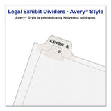 Avery® Preprinted Legal Exhibit Side Tab Index Dividers, Avery Style, 10-tab, 2, 11 X 8.5, White, 25-pack freeshipping - TVN Wholesale 