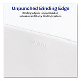 Avery® Preprinted Legal Exhibit Side Tab Index Dividers, Avery Style, 10-tab, 8, 11 X 8.5, White, 25-pack freeshipping - TVN Wholesale 