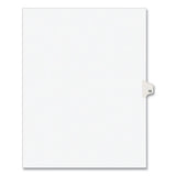 Preprinted Legal Exhibit Side Tab Index Dividers, Avery Style, 10-tab, 13, 11 X 8.5, White, 25-pack