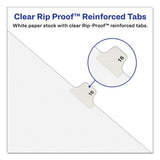 Avery® Avery-style Preprinted Legal Bottom Tab Divider, Exhibit B, Letter, White, 25-pk freeshipping - TVN Wholesale 