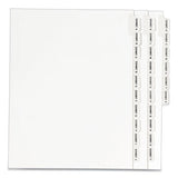 Avery® Avery-style Preprinted Legal Bottom Tab Divider, Exhibit J, Letter, White, 25-pk freeshipping - TVN Wholesale 