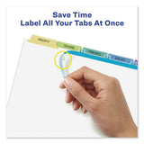 Avery® Print And Apply Index Maker Clear Label Dividers, 5 Color Tabs, Letter, 25 Sets freeshipping - TVN Wholesale 