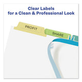 Avery® Print And Apply Index Maker Clear Label Dividers, 5 Color Tabs, Letter, 25 Sets freeshipping - TVN Wholesale 