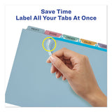 Avery® Print And Apply Index Maker Clear Label Plastic Dividers With Printable Label Strip, 5-tab, 11 X 8.5, Translucent, 5 Sets freeshipping - TVN Wholesale 