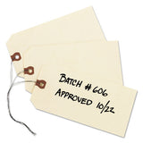 Strung Shipping Tags, 11.5 Pt. Stock, 3.75 X 1.88, Manila, 1,000-box