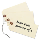 Avery® Double Wired Shipping Tags, 11.5 Pt. Stock, 3.25 X 1.63, Manila, 1,000-box freeshipping - TVN Wholesale 