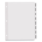 Avery® Big Tab Printable White Label Tab Dividers, 8-tab, Letter, White, 4 Sets freeshipping - TVN Wholesale 
