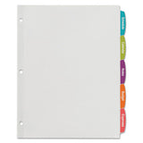 Avery® Big Tab Printable White Label Tab Dividers, 5-tab, Letter, 20 Per Pack freeshipping - TVN Wholesale 