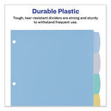 Avery® Write And Erase Big Tab Durable Plastic Dividers, 3-hold Punched, 8-tab, 11 X 8.5, Assorted, 1 Set freeshipping - TVN Wholesale 