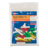 Avery® Insertable Index Tabs With Printable Inserts, 1-5-cut Tabs, Assorted Colors, 1" Wide, 25-pack freeshipping - TVN Wholesale 