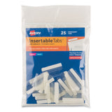Avery® Insertable Index Tabs With Printable Inserts, 1-5-cut Tabs, Clear, 1" Wide, 25-pack freeshipping - TVN Wholesale 