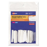 Avery® Insertable Index Tabs With Printable Inserts, 1-5-cut Tabs, Clear, 1.5" Wide, 25-pack freeshipping - TVN Wholesale 