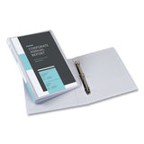 Avery® Legal Durable View Binder With Round Rings, 3 Rings, 1" Capacity, 14 X 8.5, White freeshipping - TVN Wholesale 
