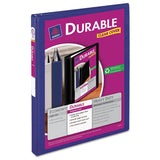 Avery® Durable View Binder With Durahinge And Slant Rings, 3 Rings, 0.5" Capacity, 11 X 8.5, Black freeshipping - TVN Wholesale 