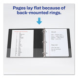 Avery® Durable View Binder With Durahinge And Slant Rings, 3 Rings, 1" Capacity, 11 X 8.5, Black freeshipping - TVN Wholesale 
