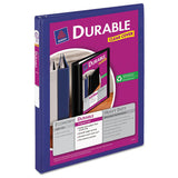 Avery® Durable View Binder With Durahinge And Slant Rings, 3 Rings, 1" Capacity, 11 X 8.5, White freeshipping - TVN Wholesale 