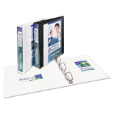 Avery® Durable View Binder With Durahinge And Slant Rings, 3 Rings, 1" Capacity, 11 X 8.5, Blue freeshipping - TVN Wholesale 