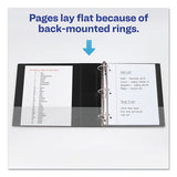Avery® Durable View Binder With Durahinge And Slant Rings, 3 Rings, 2" Capacity, 11 X 8.5, Black freeshipping - TVN Wholesale 