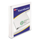 Avery® Touchguard Protection Heavy-duty View Binders With Slant Rings, 3 Rings, 1.5" Capacity, 11 X 8.5, White freeshipping - TVN Wholesale 