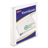 Avery® Touchguard Protection Heavy-duty View Binders With Slant Rings, 3 Rings, 3" Capacity, 11 X 8.5, White freeshipping - TVN Wholesale 