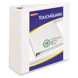 Avery® Touchguard Protection Heavy-duty View Binders With Slant Rings, 3 Rings, 4" Capacity, 11 X 8.5, White freeshipping - TVN Wholesale 