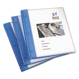 Avery® Flexible View Binder With Round Rings, 3 Rings, 0.5" Capacity, 11 X 8.5, Blue freeshipping - TVN Wholesale 