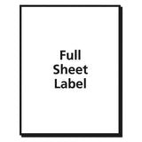 Avery® Matte Clear Shipping Labels, Inkjet Printers, 8.5 X 11, Clear, 10-pack freeshipping - TVN Wholesale 