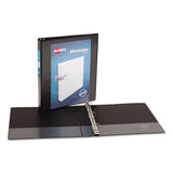 Avery® Showcase Economy View Binder With Round Rings, 3 Rings, 1" Capacity, 11 X 8.5, Black freeshipping - TVN Wholesale 
