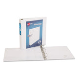 Avery® Showcase Economy View Binder With Round Rings, 3 Rings, 1.5" Capacity, 11 X 8.5, White freeshipping - TVN Wholesale 