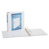 Avery® Showcase Economy View Binder With Round Rings, 3 Rings, 2" Capacity, 11 X 8.5, White freeshipping - TVN Wholesale 