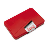 Carter's® Pre-inked Felt Stamp Pad, 4.25 X 2.75, Red freeshipping - TVN Wholesale 