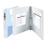 Avery® Economy View Binder With Round Rings , 3 Rings, 1.5" Capacity, 11 X 8.5, White freeshipping - TVN Wholesale 