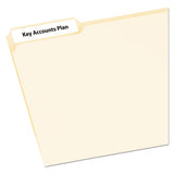 Avery® Mini-sheets Permanent File Folder Labels, 0.66 X 3.44, White, 12-sheet, 25 Sheets-pack freeshipping - TVN Wholesale 