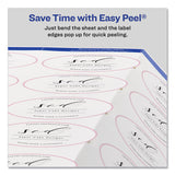 Avery® Oval Labels With Sure Feed And Easy Peel, 1 1-2 X 2 1-2, Glossy White, 180-pack freeshipping - TVN Wholesale 