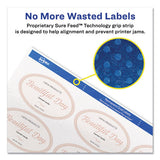 Avery® Oval Labels W- Sure Feed And Easy Peel, 2 X 3.33, Glossy White, 80-pack freeshipping - TVN Wholesale 