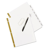 Avery® Write And Erase Big Tab Paper Dividers, 8-tab, White, Letter freeshipping - TVN Wholesale 