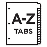 Avery® Heavy-duty Preprinted Plastic Tab Dividers, 26-tab, A To Z, 11 X 9, Yellow, 1 Set freeshipping - TVN Wholesale 