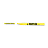 Avery® Hi-liter Pen-style Highlighters, Fluorescent Yellow Ink, Chisel Tip, Yellow-black Barrel, Dozen freeshipping - TVN Wholesale 