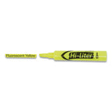Avery® Hi-liter Desk-style Highlighters, Fluorescent Yellow Ink, Chisel Tip, Yellow-black Barrel, 200-box freeshipping - TVN Wholesale 