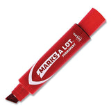 Avery® Marks A Lot Extra-large Desk-style Permanent Marker, Extra-broad Chisel Tip, Red (24147) freeshipping - TVN Wholesale 