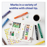 Avery® Marks A Lot Large Desk-style Permanent Marker, Broad Chisel Tip, Assorted Colors, 12-set (24800) freeshipping - TVN Wholesale 