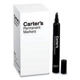 Carter's® Large Desk Style Permanent Marker, Broad Chisel Tip, Black, Dozen freeshipping - TVN Wholesale 