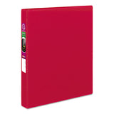 Avery® Durable Non-view Binder With Durahinge And Slant Rings, 3 Rings, 1" Capacity, 11 X 8.5, Red freeshipping - TVN Wholesale 